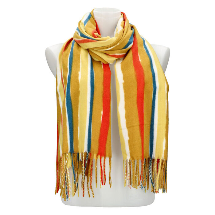 FYL - Cachecol Riscas - Mulher - Amarelo