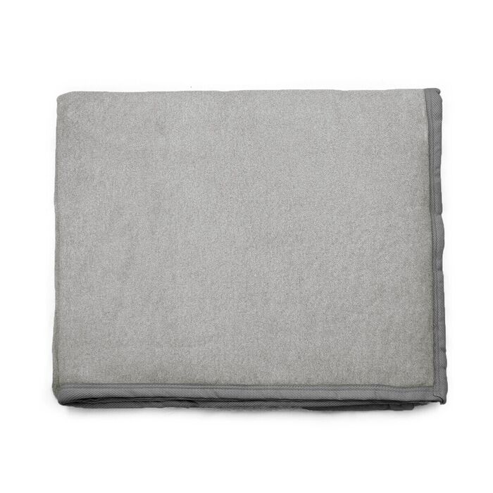 Cobertor para hotelaria Feltrado - 100% Algodão - Cinza