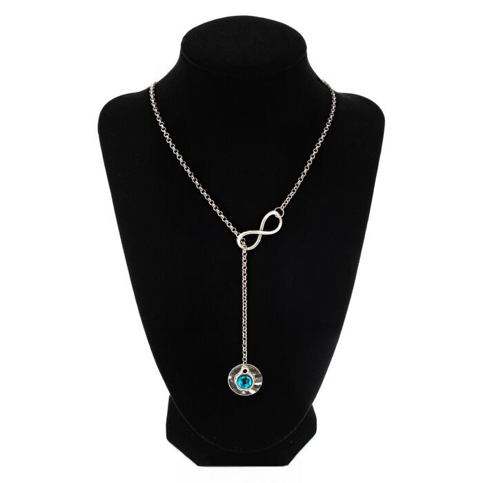 FYL - Colar em metal Dyana - Azul