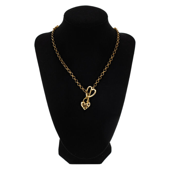 FYL - Colar em metal Locked - Dourado