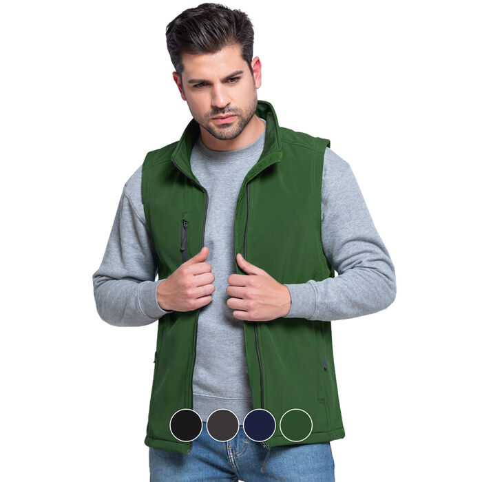 FYL - Waterproof softshell vest with polar fleece lining - Unisex