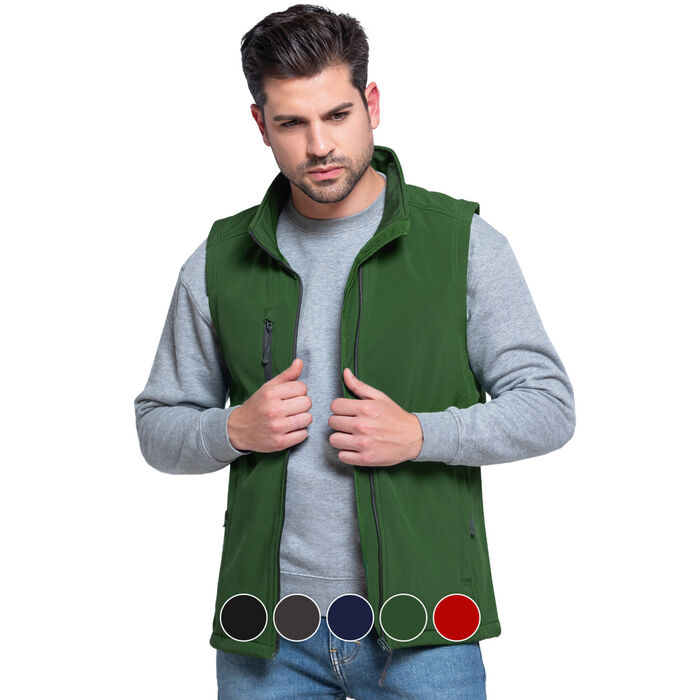FYL - Waterproof softshell vest with polar fleece lining - Unisex