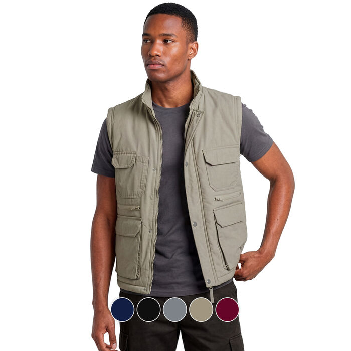 FYL - Multi-pocket padded work vest Reporter - Unisex