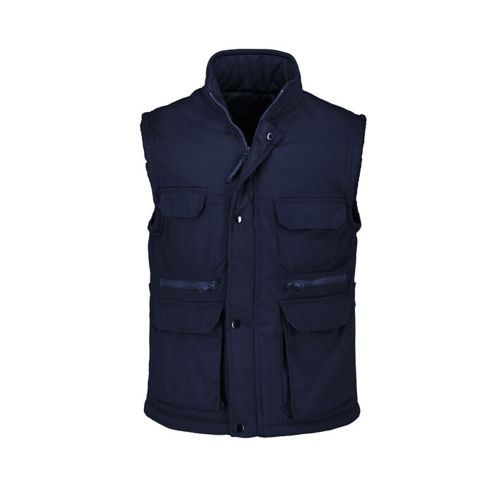 FYL - Multi-pocket padded work vest Reporter - Unisex