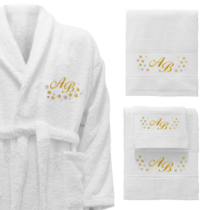 Conjunto de banho Snowflake - Personalizado