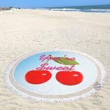 Round beach towel So Sweet