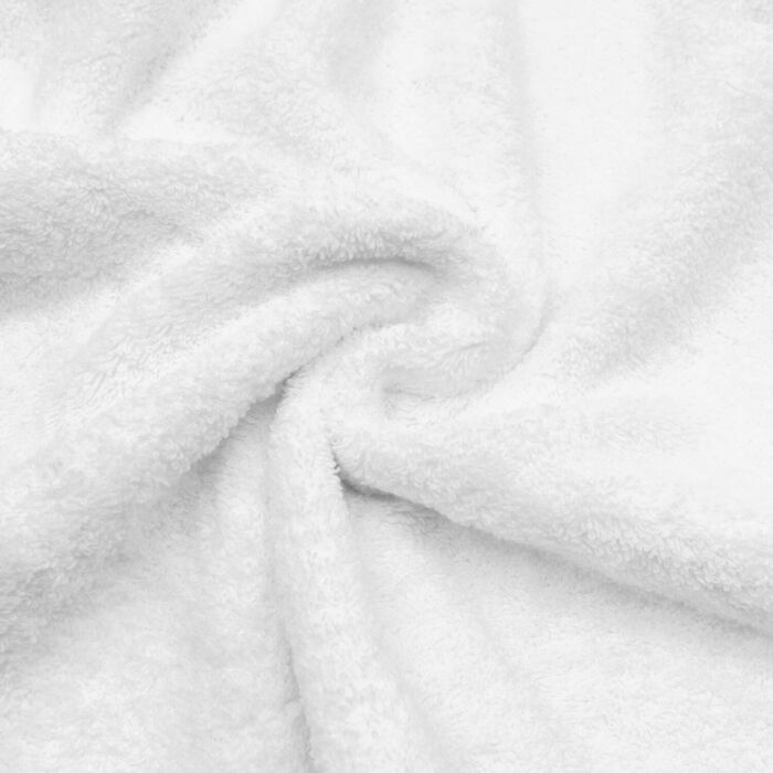 Hotel hand towels Plain Band - 100% Cotton - 500gr - White