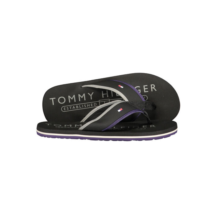 TOMMY HILFIGER - Flip-flops - Man - Black