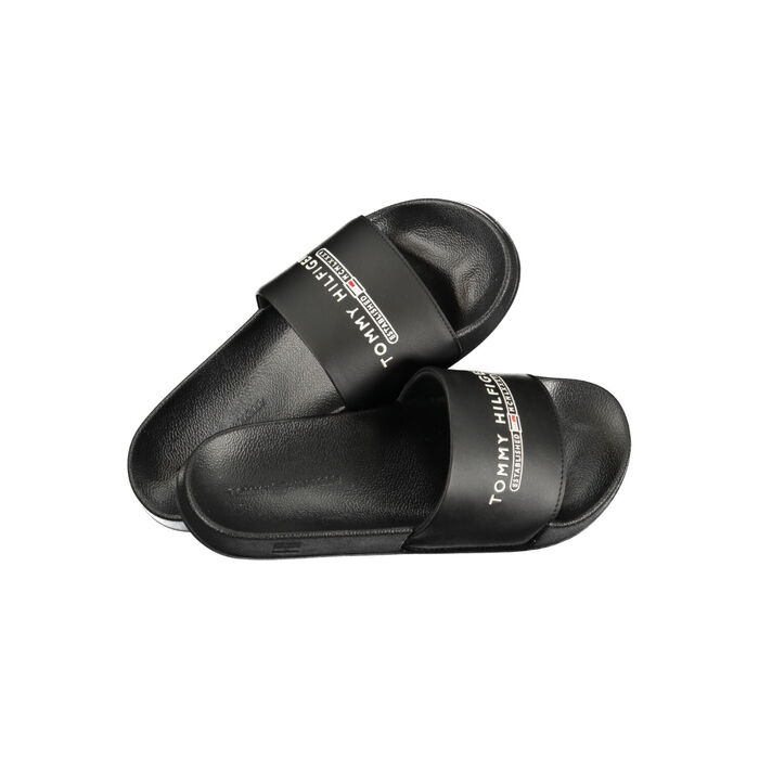 TOMMY HILFIGER - Beach slides - Man - Black