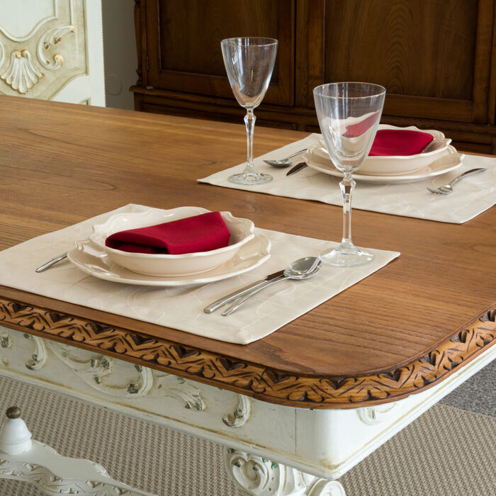 Anti-stain Christmas placemats Golden Lines