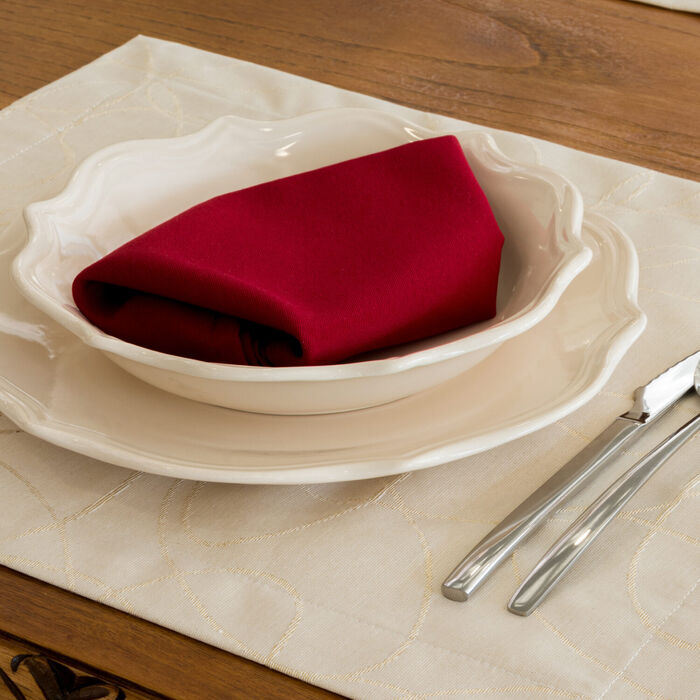 Anti-stain Christmas placemats Golden Lines