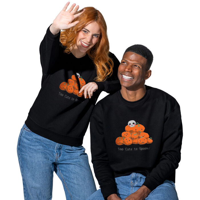 FYL - Sweatshirt de Halloween Too Cute to Spook - Unissexo