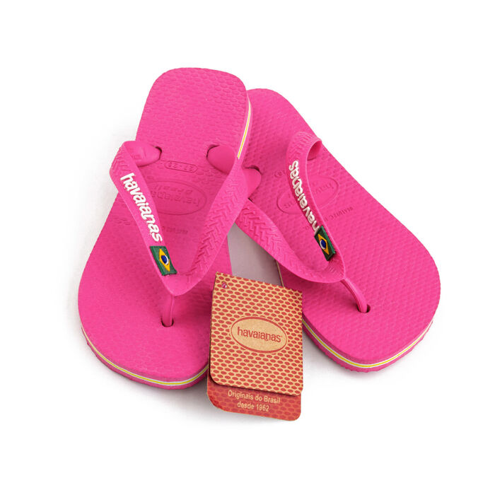 HAVAIANAS - Flip-flops Brasil - Kids - Fuchsia