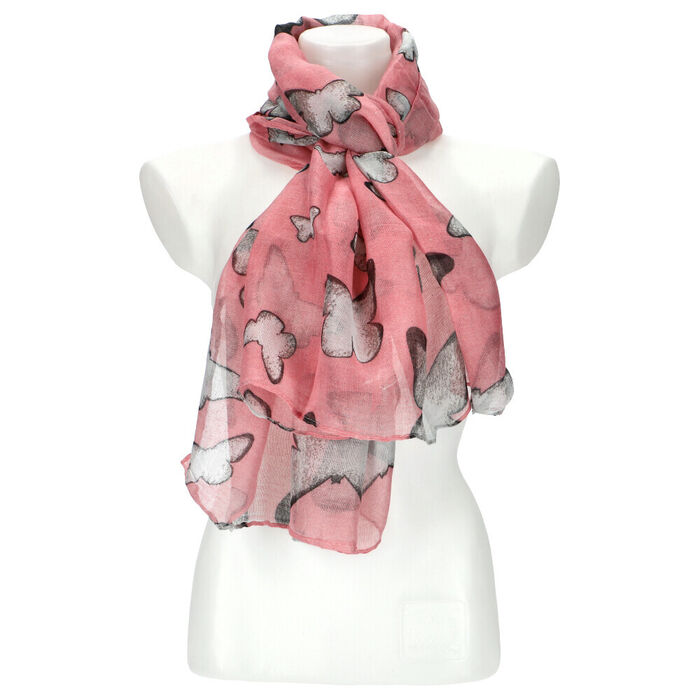 FYL - Lenço Borboleta - Mulher - Rosa