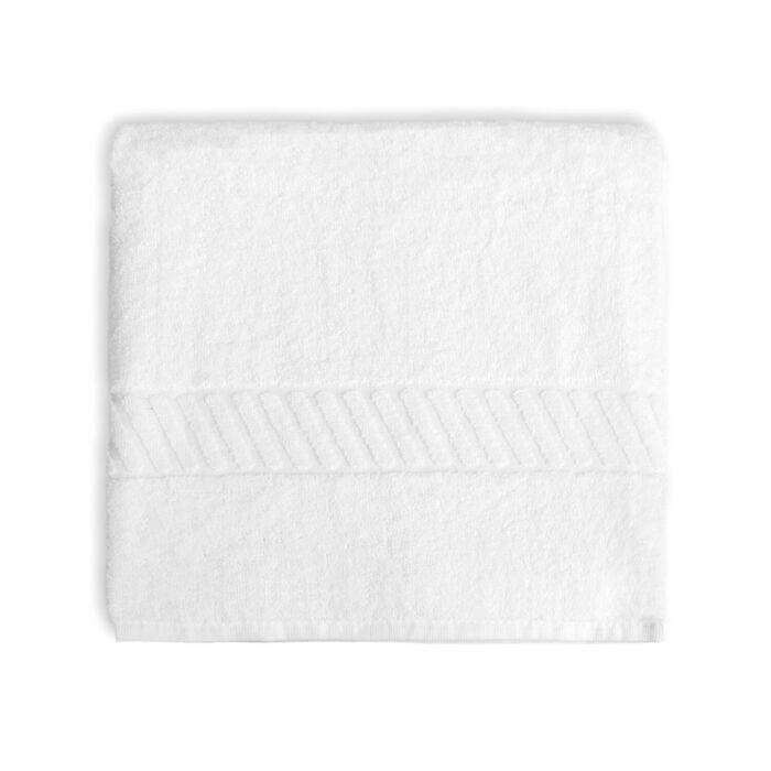 Lençol de banho para hotelaria Palito - Fio Torcido - 100% Algodão - 450gr - Branco