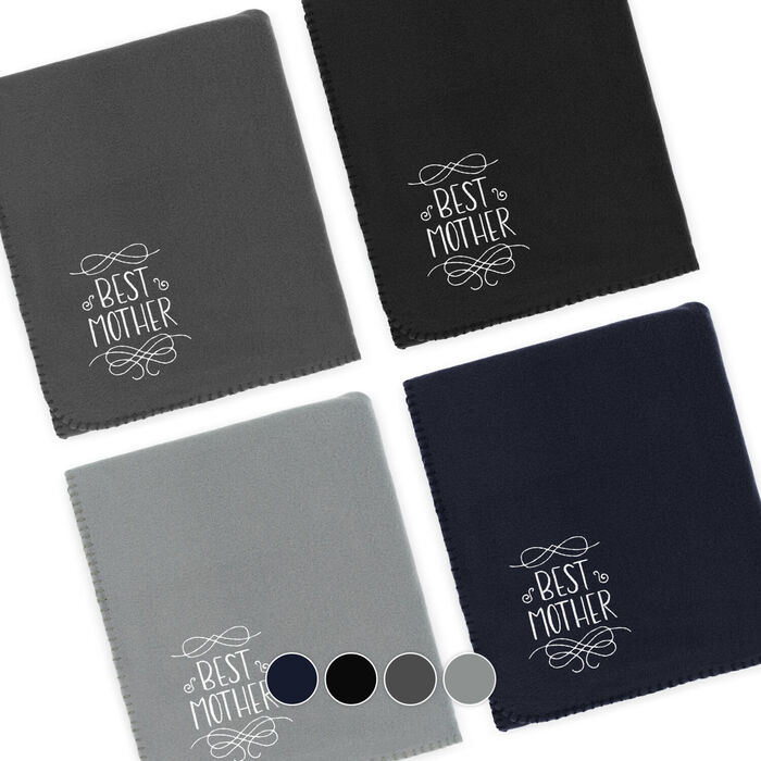 FYL - Polar fleece blanket - Best Mother embroidery