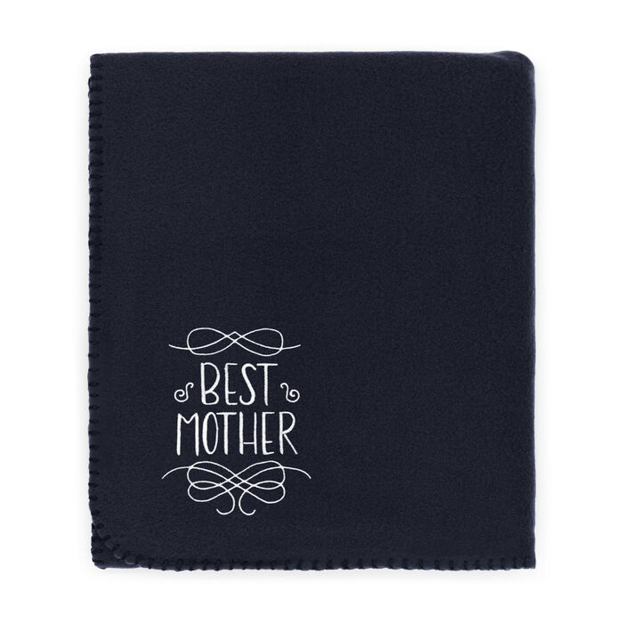 FYL - Polar fleece blanket - Best Mother embroidery