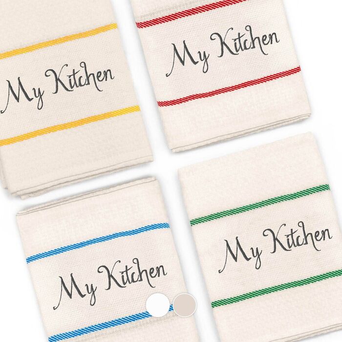 Honeycomb kitchen towels - Personalized