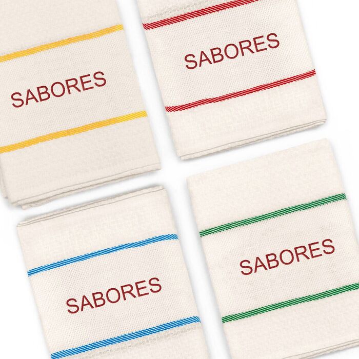 Honeycomb kitchen towels - Personalized