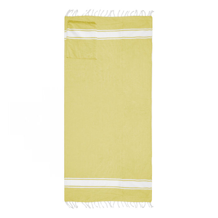 Beach pareo/bag Carey - Yellow
