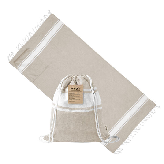 Beach pareo/bag Carey - Beige