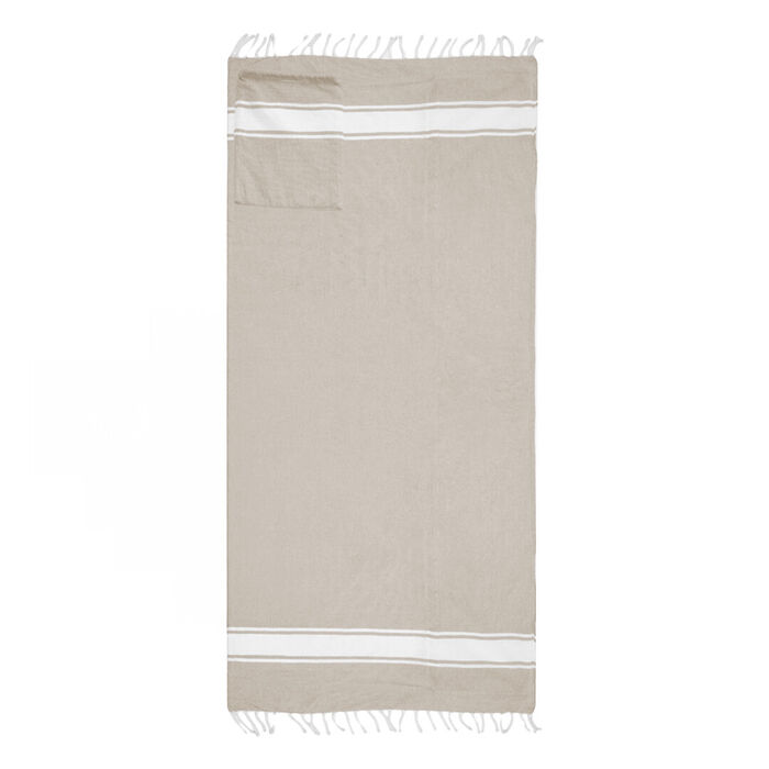 Beach pareo/bag Carey - Beige