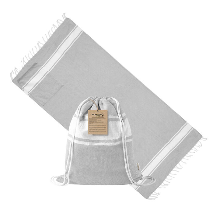 Beach pareo/bag Carey - Grey