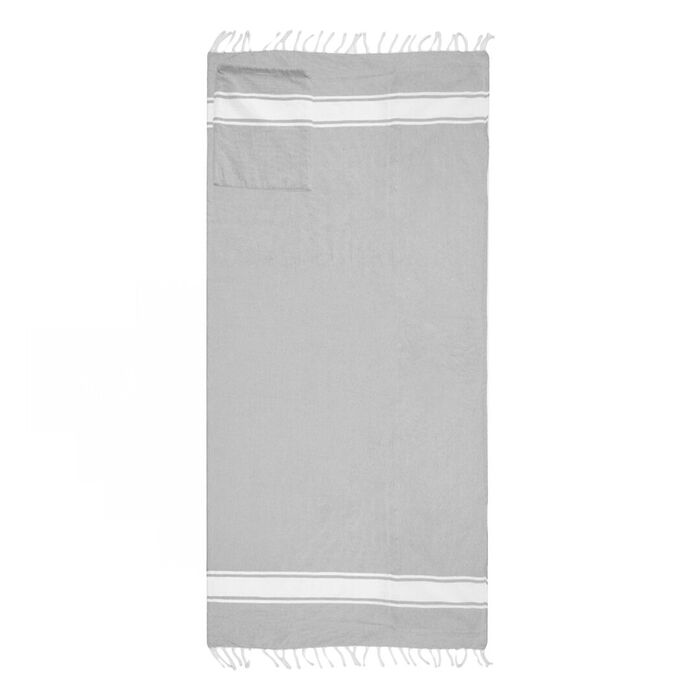 Beach pareo/bag Carey - Grey