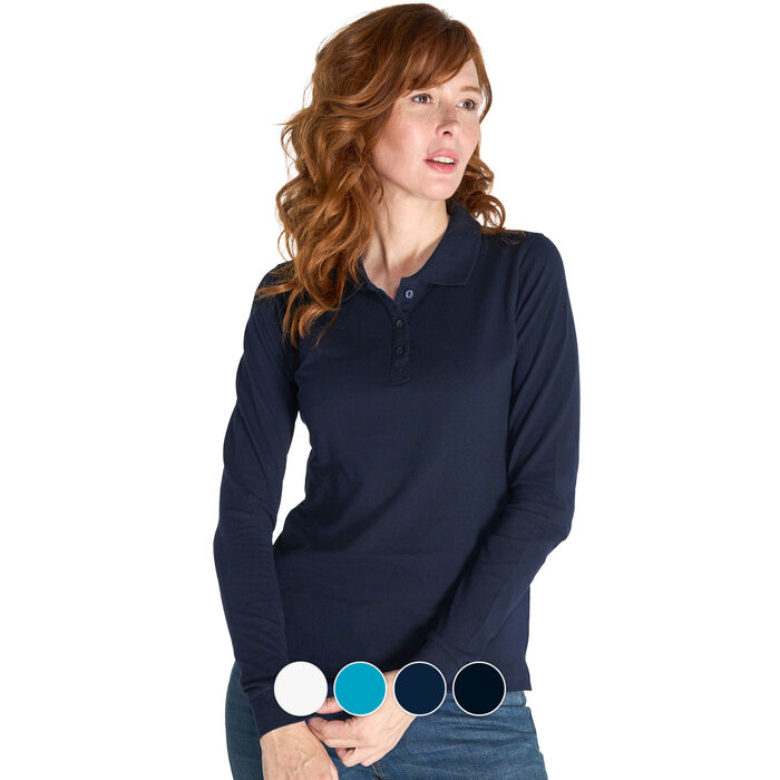 FYL - Long sleeve polo - Woman