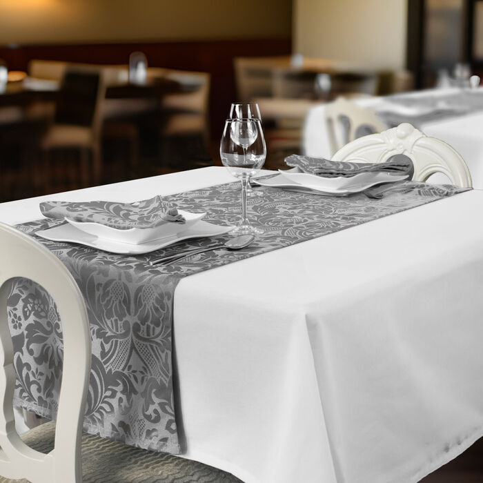 Milano anti-stain restaurant runners - Grey