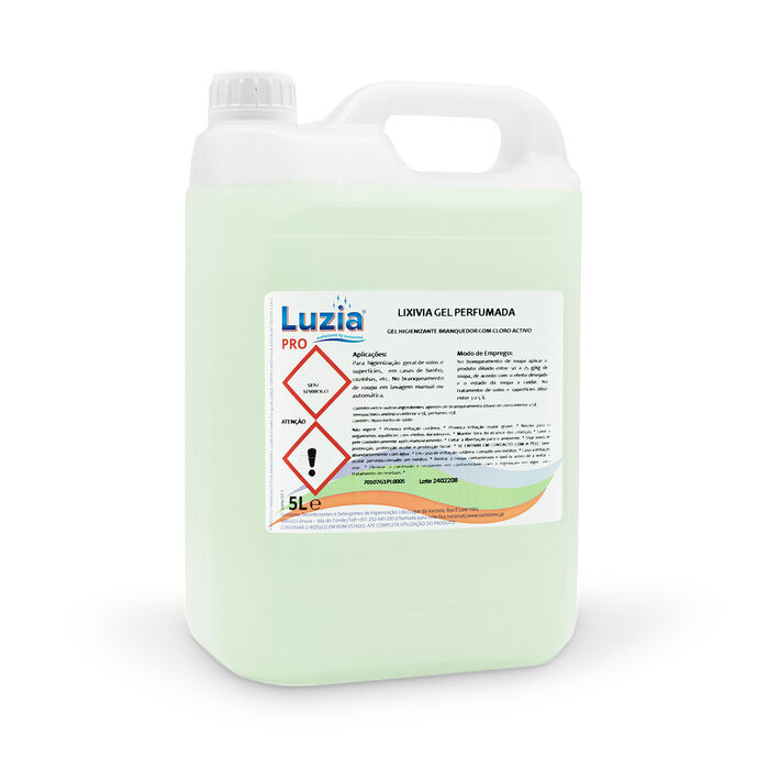 Sanitizing and bleaching gel with active chlorine Perfumed Bleach Gel 5L