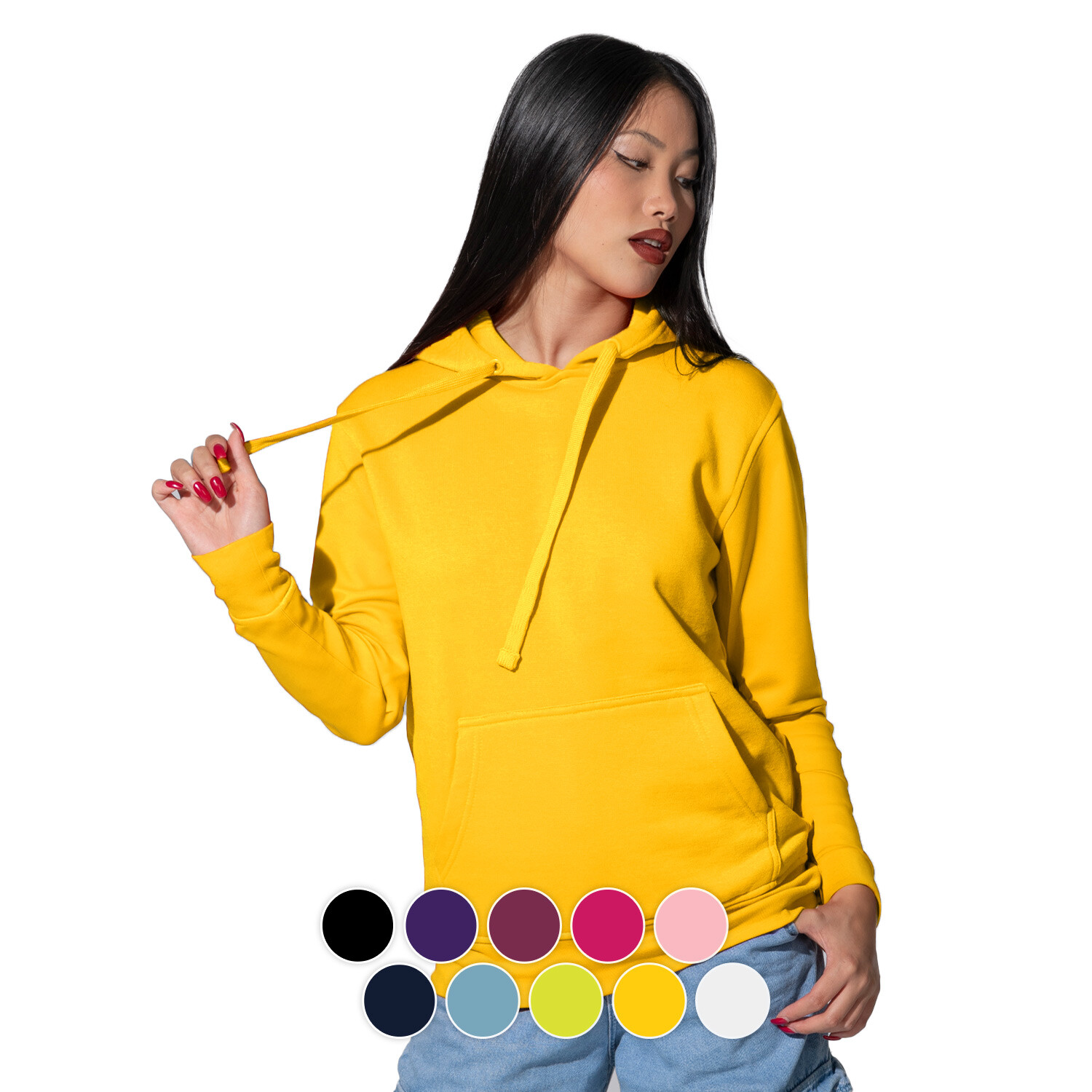 FYL - Hooded Sports Sweatshirt - Woman