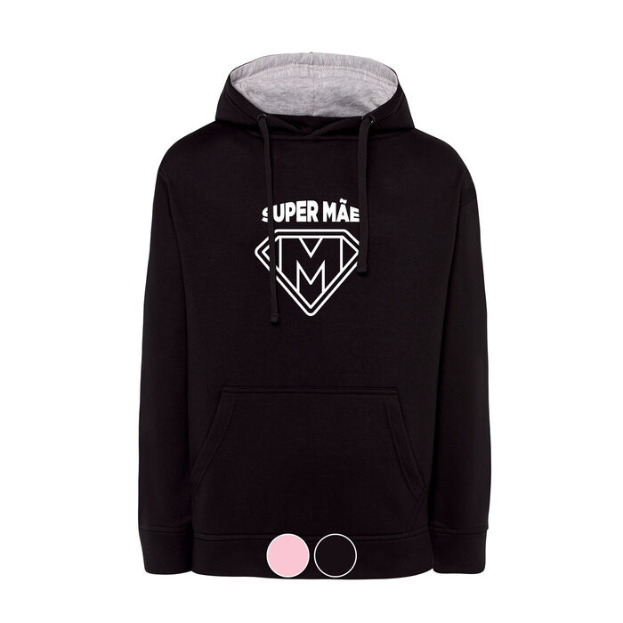 FYL - Sweatshirt com capuz Super Mãe - Mulher
