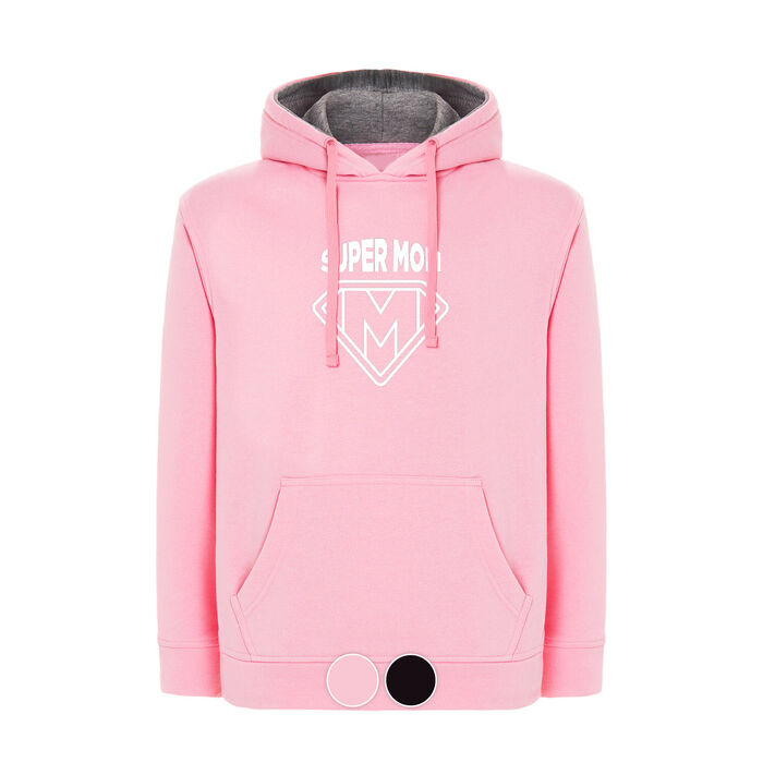 FYL - Sweatshirt com capuz Super Mom - Mulher
