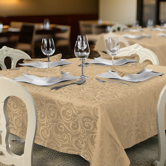 Toalhas de mesa restauração anti-nódoa Lyon - Bege