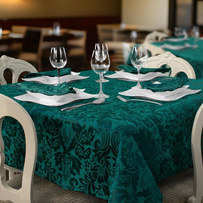 Milano anti-stain restaurant tablecloths - Green