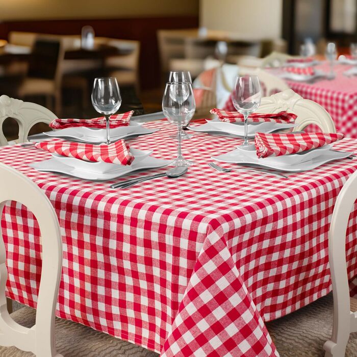 Toalhas de mesa restauração Xadrez