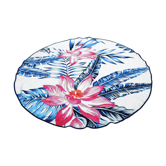 Round beach towel Flower Power