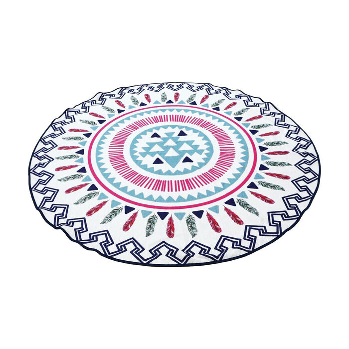 Round beach towel Montana