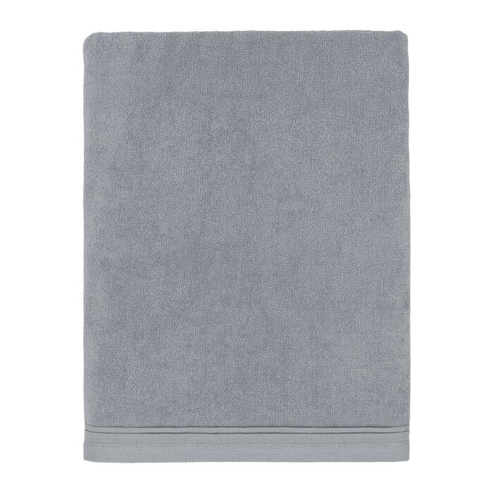 Pool towels Plain - Twisted Yarn - 100% Cotton - 400gr - Grey