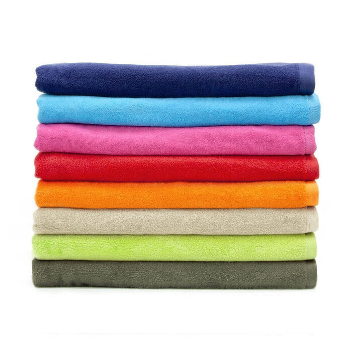 Large beach towel Plain - Personalized