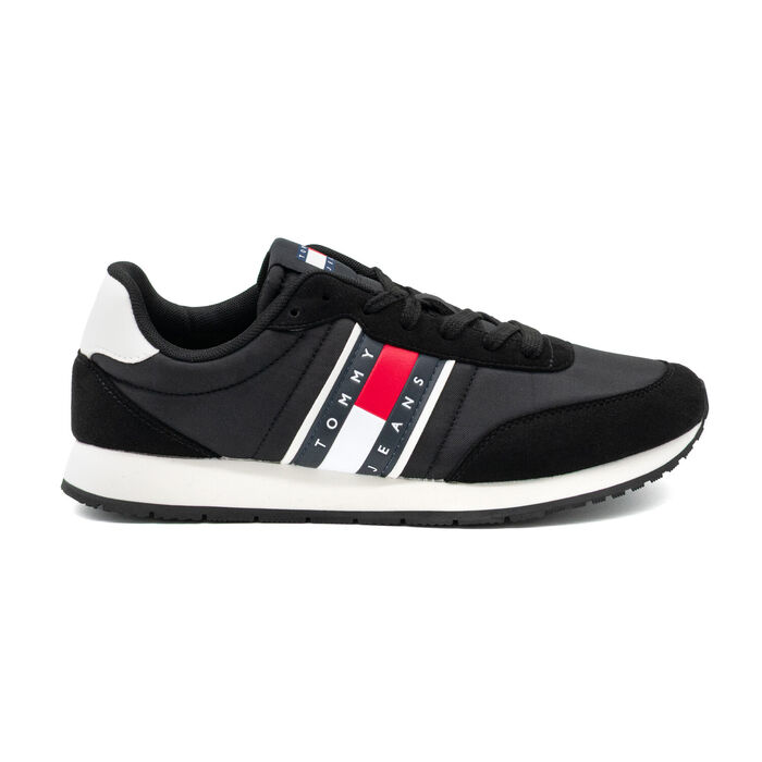 TOMMY HILFIGER - Sports Sneakers - Man - Black