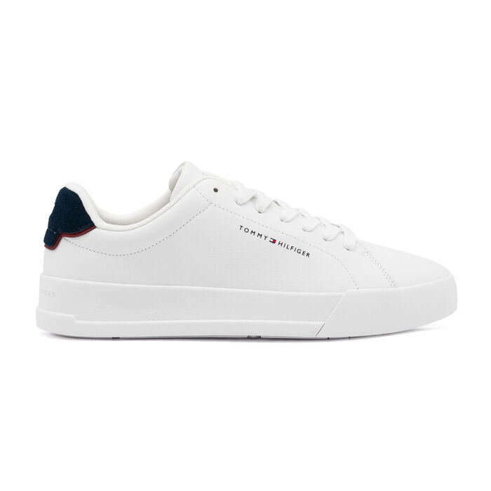 TOMMY HILFIGER - Sneakers - Man - White/Navy Blue
