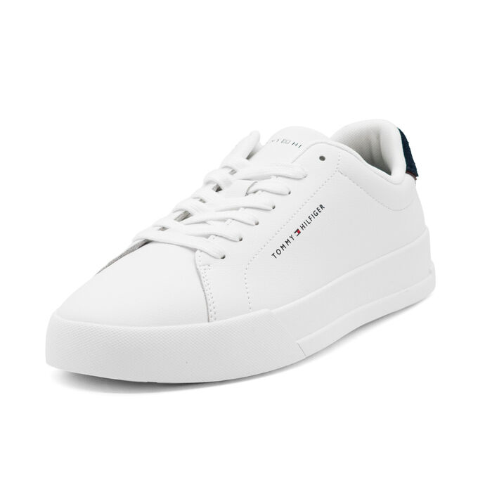 TOMMY HILFIGER - Sneakers - Man - White/Navy Blue