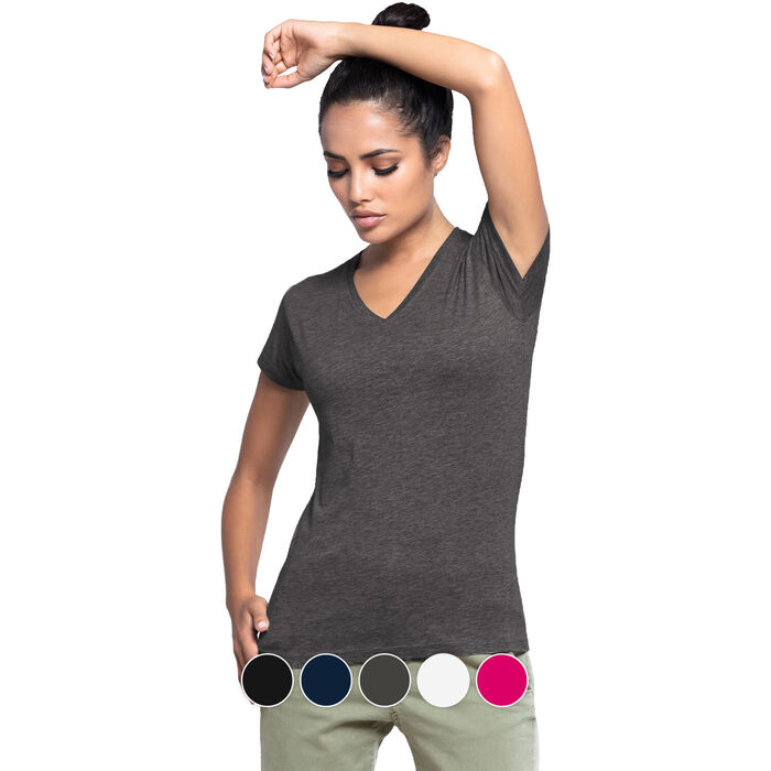 FYL - Regular Comfort V-Neck T-shirt - Woman