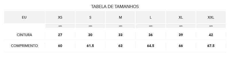 tamanhos