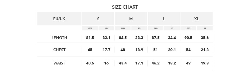 sizes