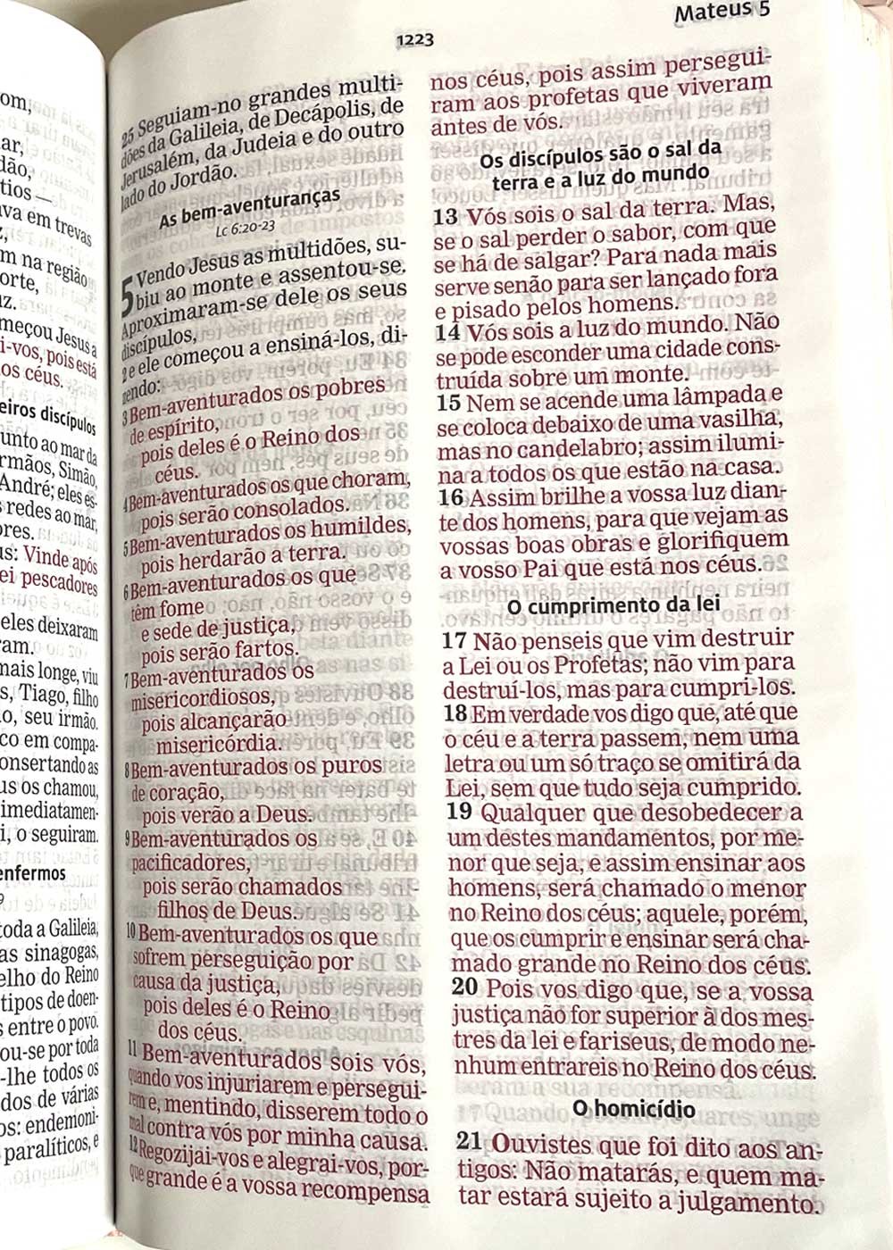 BIBLIA AEC LETRA GIGANTE CAPA PU FLORES - SALMAO - SEARA LIVRARIA