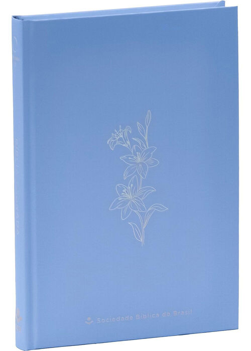 Biblia Sagrada (ARA) Capa Dura Flor Azul