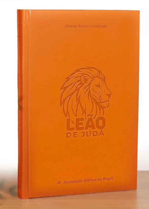 Biblia Sagrada (ARA) Capa Dura Laranja Leao